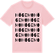 Pink Cotton t-shirt med Högemo ordlek t-shirt