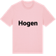Pink Cotton t-shirt med Hogen fetstil t-shirt
