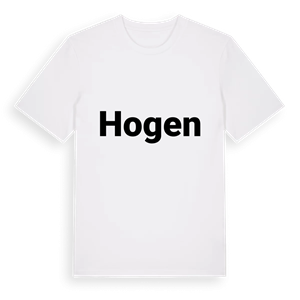 Hogen fetstil t-shirt – ekologisk bomull t-shirt från Pinshirt