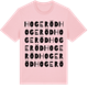 Pink Cotton t-shirt med Hogeröd ordlek t-shirt