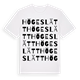 Högeslätt ordlek t-shirt