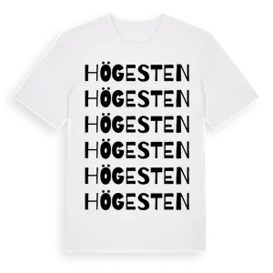 Högesten ordlek t-shirt – ekologisk bomull t-shirt från Pinshirt