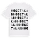 Högetakan ordlek t-shirt