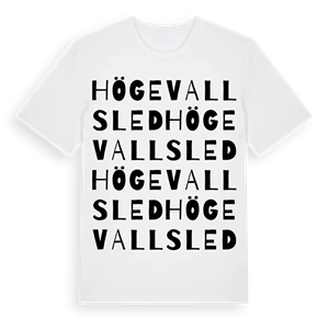 Högevalls led ordlek t-shirt – ekologisk bomull t-shirt från Pinshirt