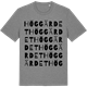 Mid Heather Gray t-shirt med Höggärdet ordlek t-shirt