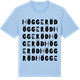 Blue Soul t-shirt med Höggeröd ordlek t-shirt