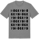 Mid Heather Gray t-shirt med Högryd ordlek t-shirt