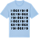 Blue Soul t-shirt med Högryd ordlek t-shirt