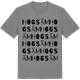 Mid Heather Gray t-shirt med Hogsäm ordlek t-shirt