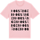Pink Cotton t-shirt med Hogsängen ordlek t-shirt