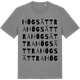 Mid Heather Gray t-shirt med Högsättra ordlek t-shirt