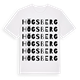 White t-shirt med Högsberg ordlek t-shirt