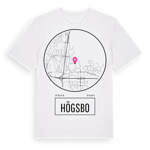 Högsbo t-shirt – ekologisk bomull t-shirt från Pinshirt