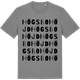 Mid Heather Gray t-shirt med Högsbohöjd ordlek t-shirt