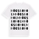 White t-shirt med Högsboholm ordlek t-shirt