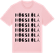 Pink Cotton t-shirt med Högsböla ordlek t-shirt
