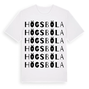 Högsböla ordlek t-shirt – ekologisk bomull t-shirt från Pinshirt