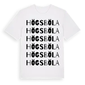 Högsböla ordlek t-shirt – ekologisk bomull t-shirt från Pinshirt