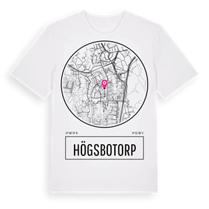 Högsbotorp t-shirt – ekologisk bomull t-shirt från Pinshirt
