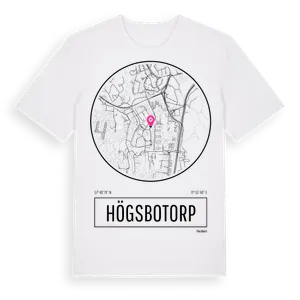 Högsbotorp t-shirt – ekologisk bomull t-shirt från Pinshirt