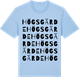 Blue Soul t-shirt med Högsgärde ordlek t-shirt