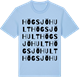 Blue Soul t-shirt med Högsjöhult ordlek t-shirt