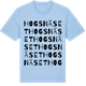 Blue Soul t-shirt med Hogsnäset ordlek t-shirt