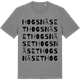 Mid Heather Gray t-shirt med Hogsnäset ordlek t-shirt