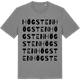 Mid Heather Gray t-shirt med Högsten ordlek t-shirt