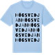 Blue Soul t-shirt med Högsvedjan ordlek t-shirt