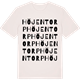 Vintage White t-shirt med Höjentorp ordlek t-shirt