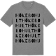 Mid Heather Gray t-shirt med Hökebohult ordlek t-shirt