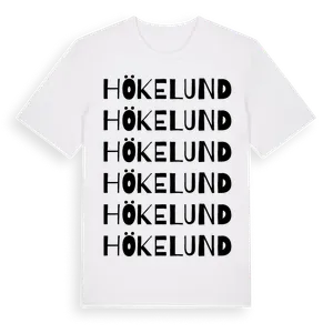 Hökelund ordlek t-shirt – ekologisk bomull t-shirt från Pinshirt