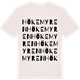 Vintage White t-shirt med Hökemyren ordlek t-shirt