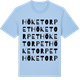 Blue Soul t-shirt med Höketorpet ordlek t-shirt