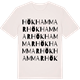 Vintage White t-shirt med Hökhammar ordlek t-shirt
