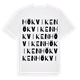 White t-shirt med Hökviken ordlek t-shirt
