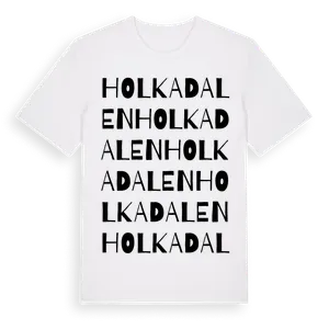 Holkadalen ordlek t-shirt – ekologisk bomull t-shirt från Pinshirt