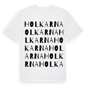 Holkarna ordlek t-shirt – ekologisk bomull t-shirt från Pinshirt