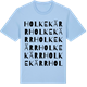 Blue Soul t-shirt med Holkekärr ordlek t-shirt
