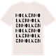 Vintage White t-shirt med Holken ordlek t-shirt