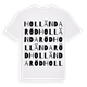 Holländaröd ordlek t-shirt