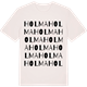 Vintage White t-shirt med Holma ordlek t-shirt