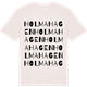 Vintage White t-shirt med Holmahagen ordlek t-shirt