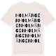 Vintage White t-shirt med Holmängen ordlek t-shirt