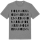Mid Heather Gray t-shirt med Holmarna ordlek t-shirt