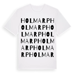 Holmarp ordlek t-shirt – ekologisk bomull t-shirt från Pinshirt