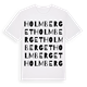 Holmberget ordlek t-shirt