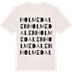 Vintage White t-shirt med Holmedalen ordlek t-shirt