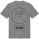 Mid Heather Gray t-shirt med Holmen t-shirt
